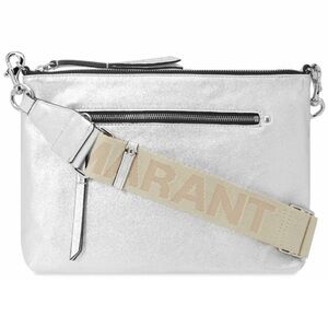 Isabel Marant Nessah Silver Crossbody Bag with Beige Strap - In Search of…🙏🏼